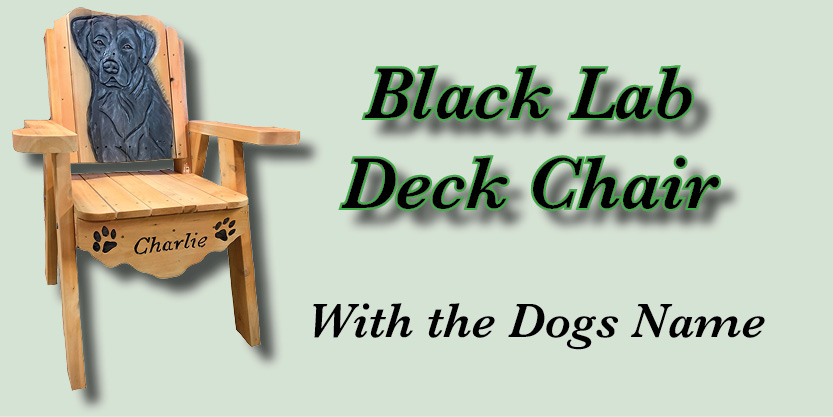 black lab deck chair, deck chair, deck lounge chair